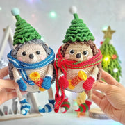 Crochet Pattern Christmas Hedgehog