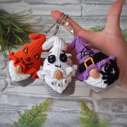 Set of 3 crochet pattern Halloween gnomes