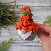 Set of 3 crochet pattern Halloween gnomes