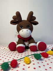 Christmas Reindeer, PDF Crochet Pattern