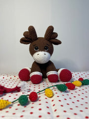 Christmas Reindeer, PDF Crochet Pattern