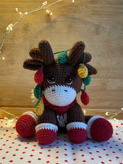 Christmas Reindeer, PDF Crochet Pattern