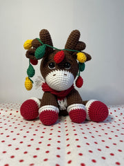 Christmas Reindeer, PDF Crochet Pattern