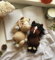 Crochet 2in1 PATTERN Amigurumi horses