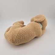 Sleeping Labrador no-sew crochet pattern