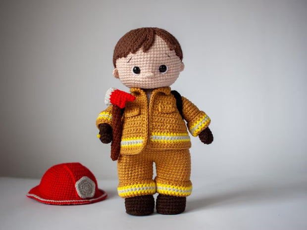 Firefighter crochet pattern