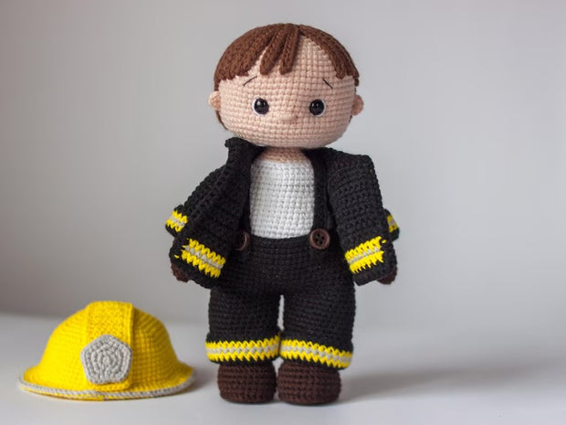 Firefighter crochet pattern