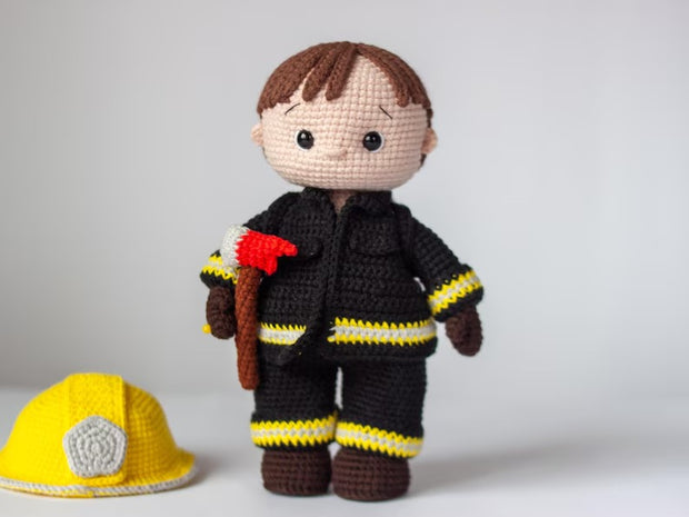 Firefighter crochet pattern