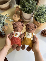 Bear Crochet Pattern, Brown Bear, Polar Bear Pattern