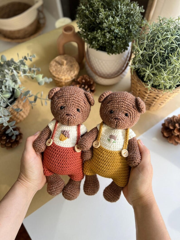 Bear Crochet Pattern, Brown Bear, Polar Bear Pattern