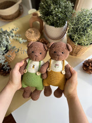 Bear Crochet Pattern, Brown Bear, Polar Bear Pattern