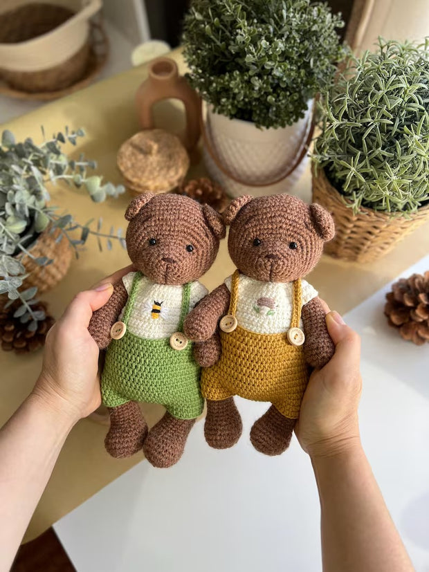 Bear Crochet Pattern, Brown Bear, Polar Bear Pattern