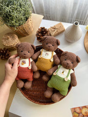 Bear Crochet Pattern, Brown Bear, Polar Bear Pattern