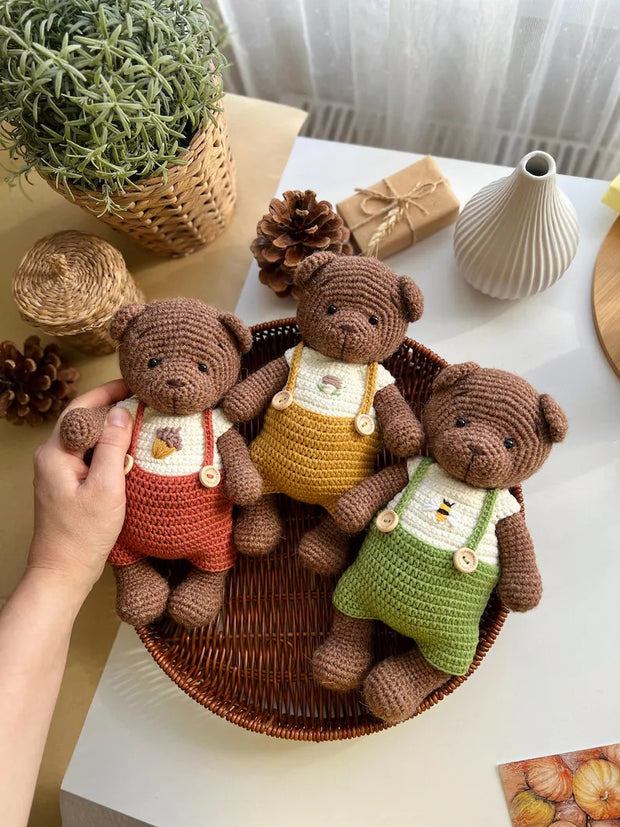 Bear Crochet Pattern, Brown Bear, Polar Bear Pattern