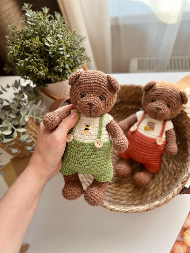 Bear Crochet Pattern, Brown Bear, Polar Bear Pattern