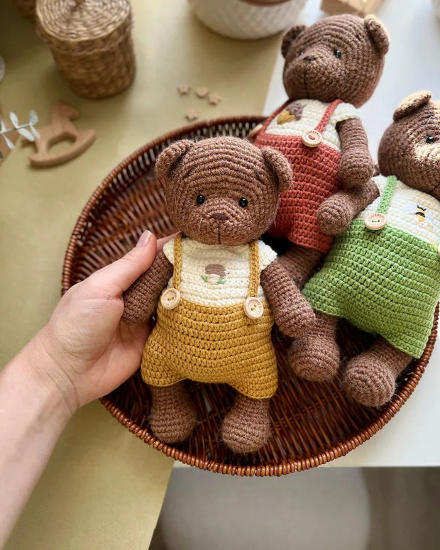 Bear Crochet Pattern, Brown Bear, Polar Bear Pattern
