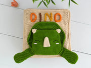 Dino Quiet Book Crochet Pattern Amigurumi Educational Toy sensory toy