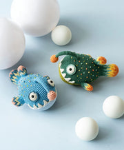 Sunny the fishing fish Crochet pattern