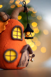 Amigurumi pattern crochet Pumpkin house