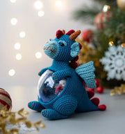 Amigurumi Christmas dragon