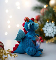 Amigurumi Christmas dragon