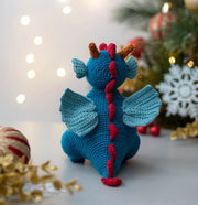 Amigurumi Christmas dragon