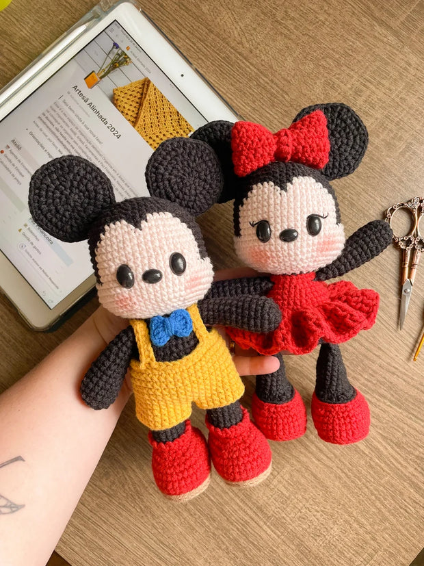 Mike and Mika Cute Mouse Crochet pattern