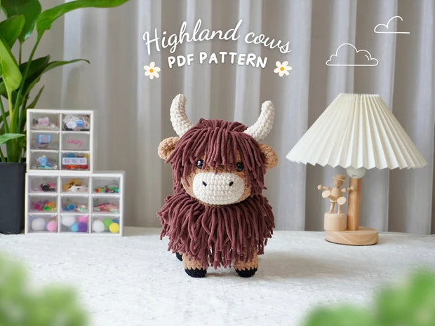 Highland Cow Crochet Pattern
