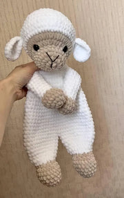 Crochet sheep snuggler pattern