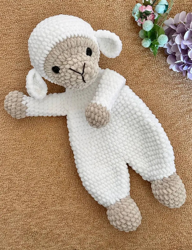 Crochet sheep snuggler pattern