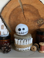 Crochet pattern creepy Halloween garland