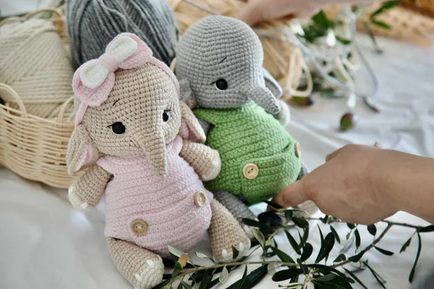 Crochet Baby Elephants