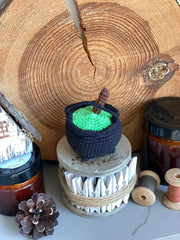 Crochet pattern creepy Halloween garland