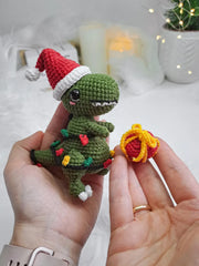 Crochet Dino PATTERN Set 4 in 1