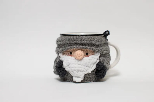 CROCHET PATTERN: Gnome Mug Cozy Set