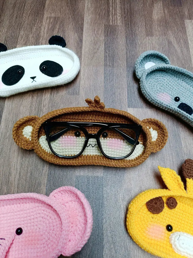 Bundle 5in1 safari Eyeglasses Holder Crochet Pattern