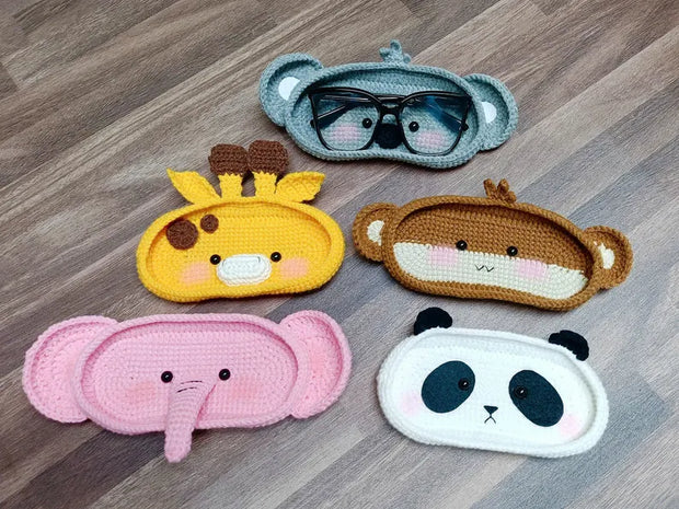 Bundle 5in1 safari Eyeglasses Holder Crochet Pattern