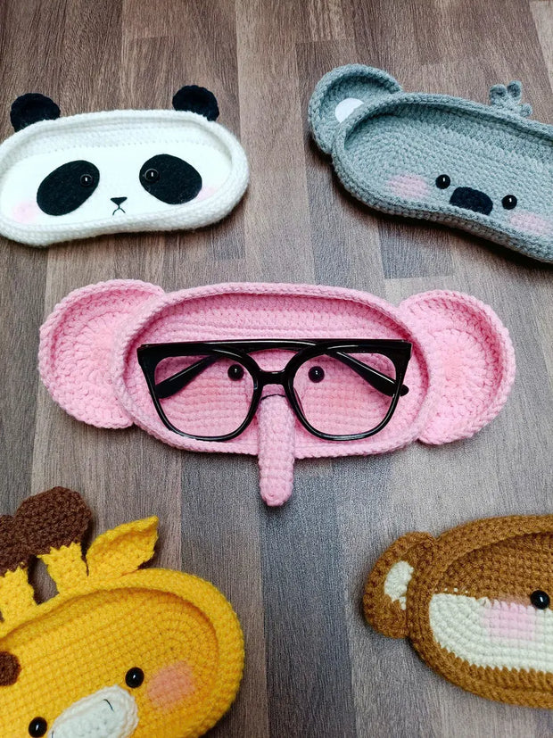 Bundle 5in1 safari Eyeglasses Holder Crochet Pattern