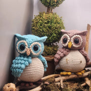Rotating Head Owl Amigurumi crochet pattern