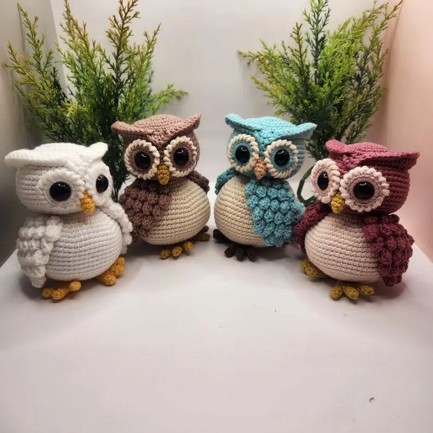 Rotating Head Owl Amigurumi crochet pattern