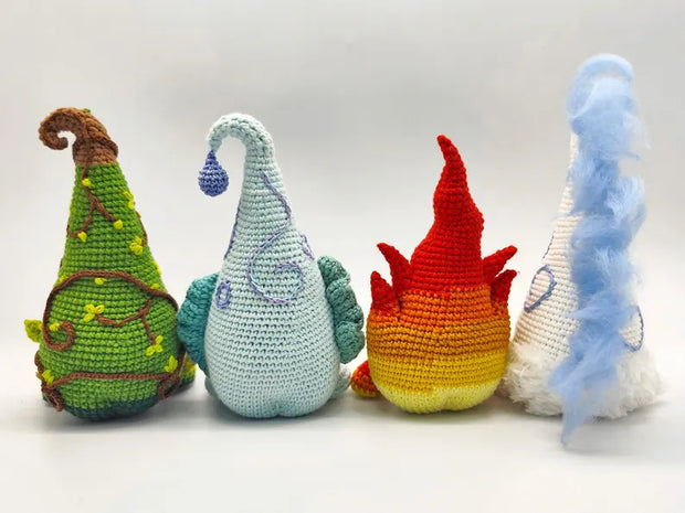 Elemental sprites crochet pattern, Bundle 4in1