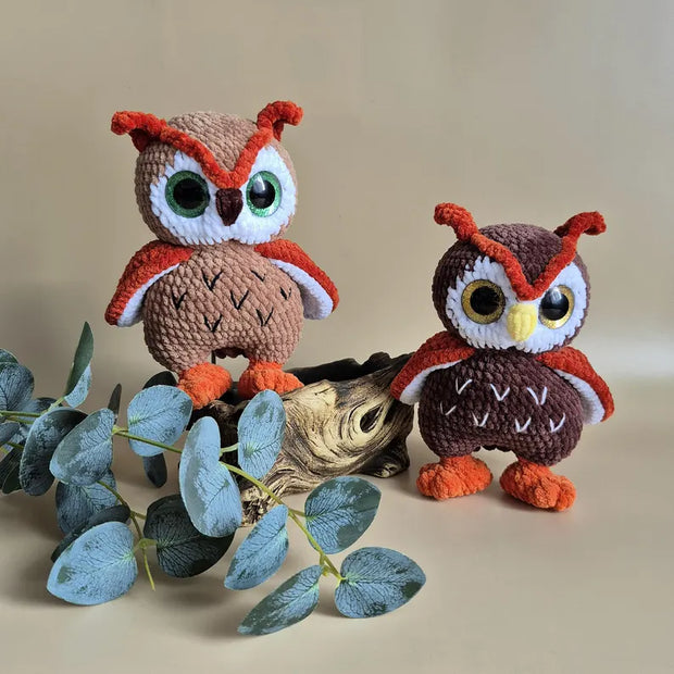 Amigurumi owl ornament crochet pattern