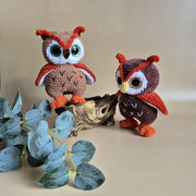 Amigurumi owl ornament crochet pattern