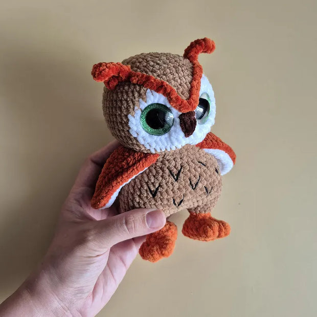 Amigurumi owl ornament crochet pattern