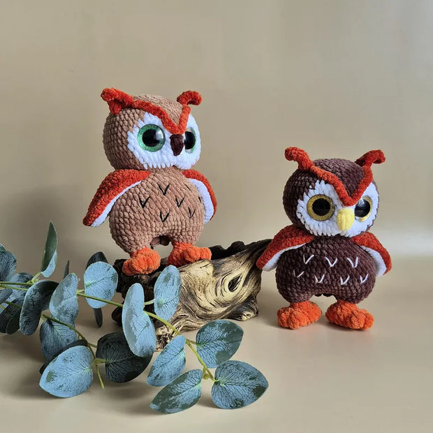 Amigurumi owl ornament crochet pattern