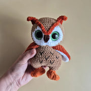 Amigurumi owl ornament crochet pattern