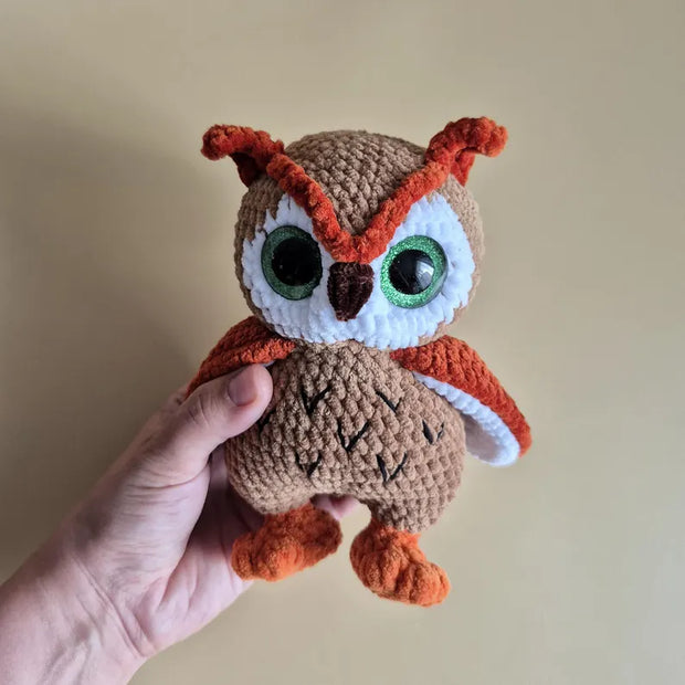 Amigurumi owl ornament crochet pattern
