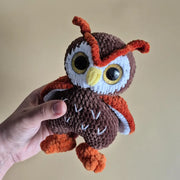 Amigurumi owl ornament crochet pattern