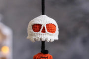 Crochet Skull Car Charm Pattern
