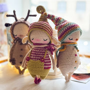 3 Amigurumi Patterns in One Bundle: Elf, Deer and Snowman